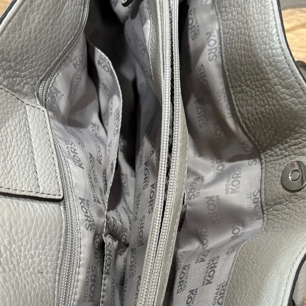 Michael Kors Gray Satchel